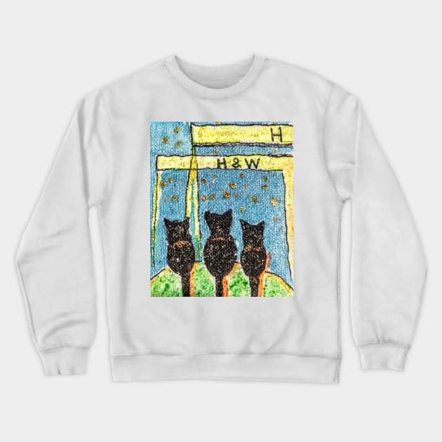 "fluffy at H&W Crewneck Sweatshirt by Joni57